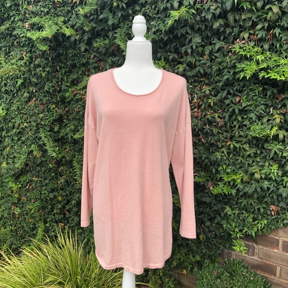 MAX STUDIO Beige/Pink TUNIC 1X